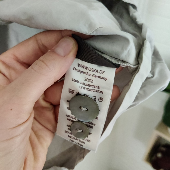 OSKA Grey Cotton Jacket - Picture 5 of 12